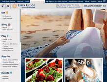 Tablet Screenshot of duckncguide.com
